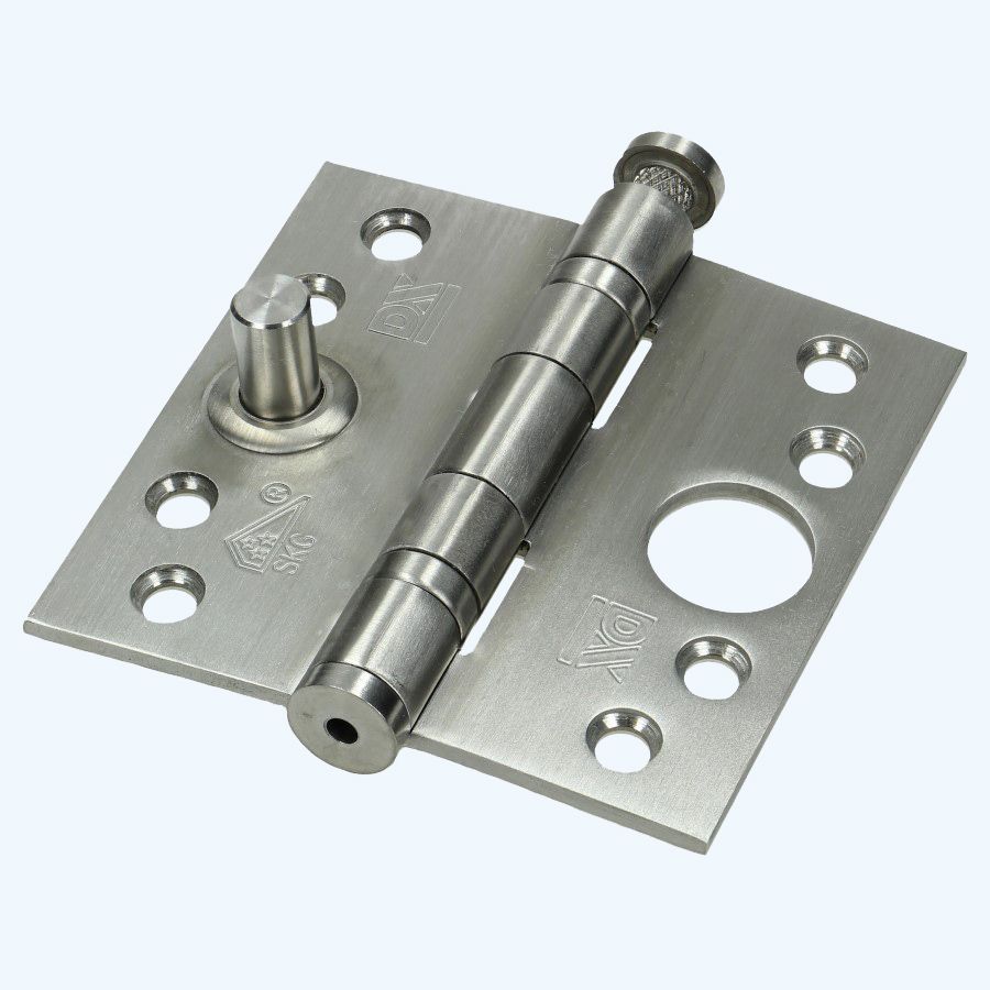 Dulimex kogellagerscharnier rechte hoeken, SKG, RVS 89 x 89 mm