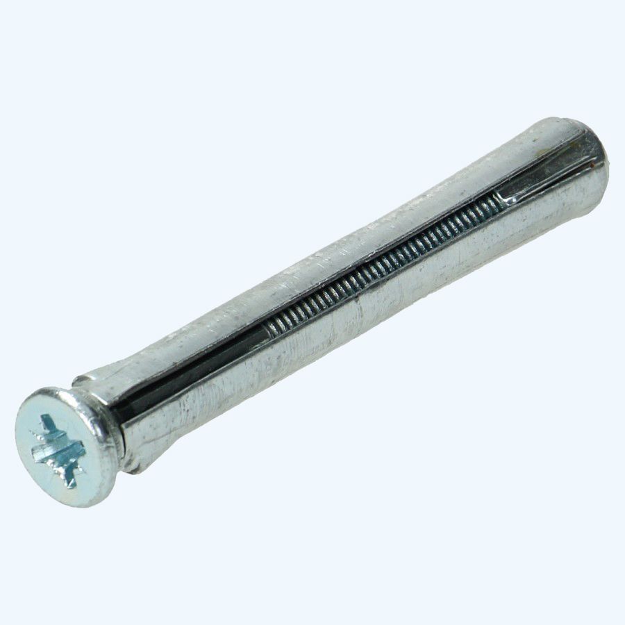 50 st kozijnplug met conus 10 x 152 mm platte kop PZ3 verzinkt