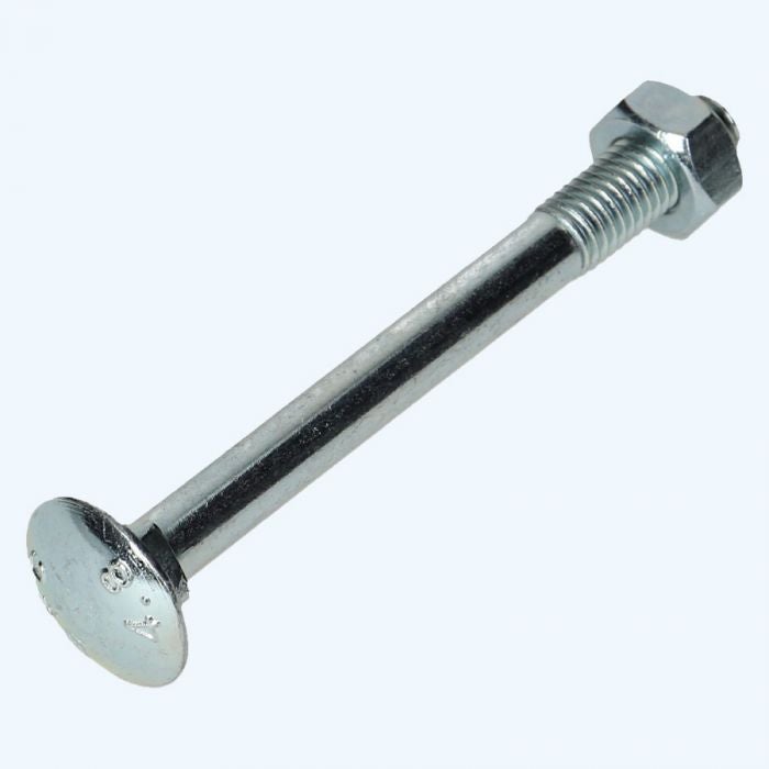 Slotbout met moer M10 x 90 mm (gegalvaniseerd)
