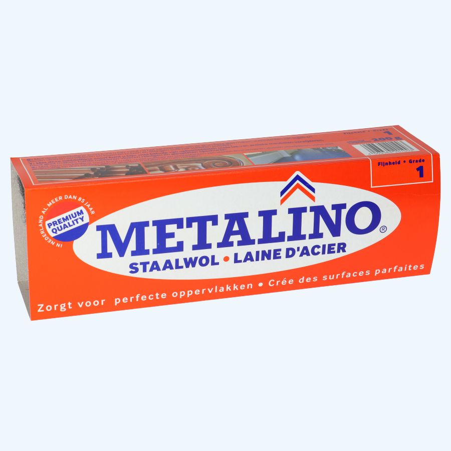 Metalino staalwol 200 gr fijnheid 1