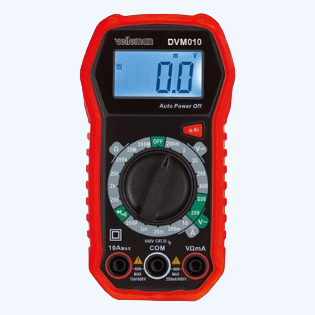Multimètre numérique CAT3 600 V