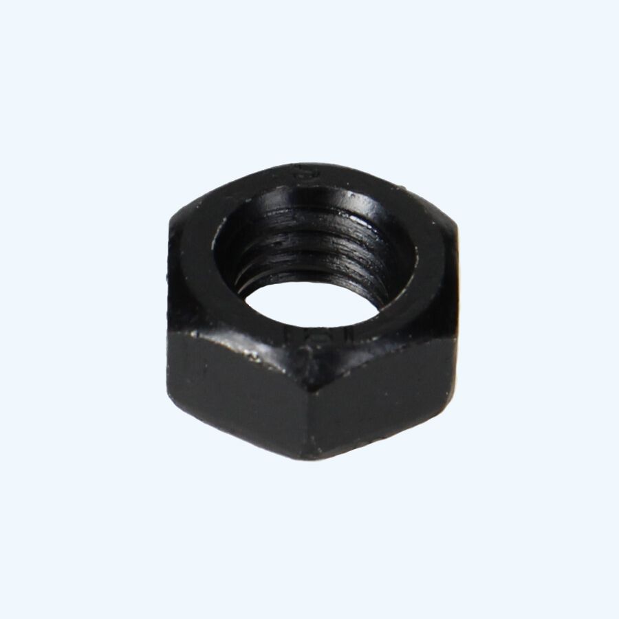 25 stuks moeren M6 zwart