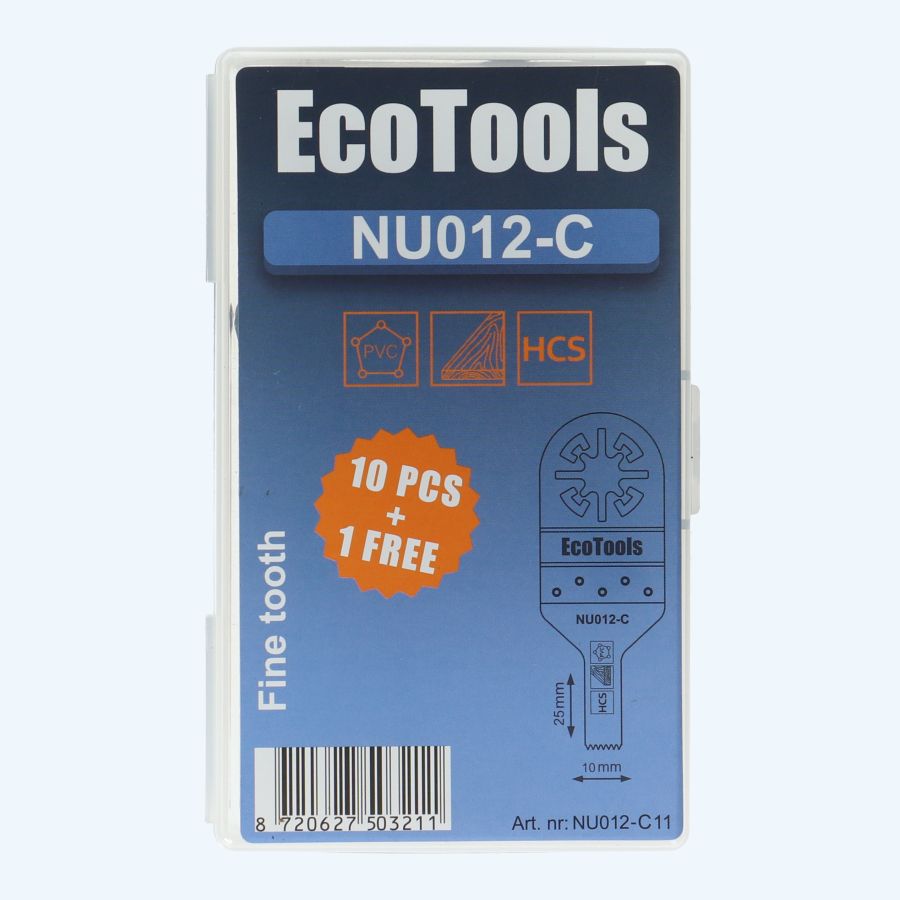 10+1 gratis multitool zaagbladen HCS type NU012-C