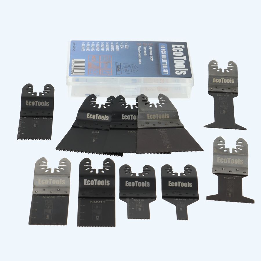 10-delige multitool set universele aansluiting open 
