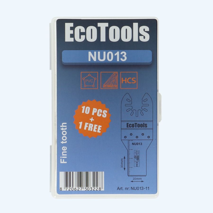 10+1 gratis multitool zaagbladen HCS type NU013