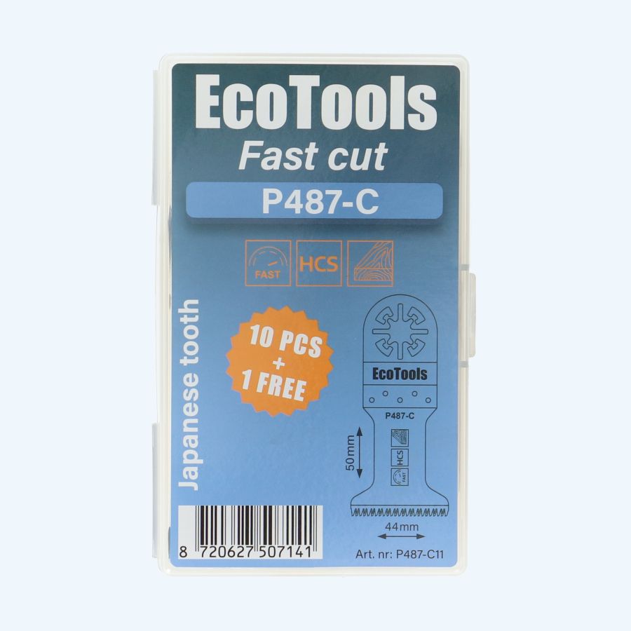 10+1 gratis multitool zaagbladen HCS type P487-C