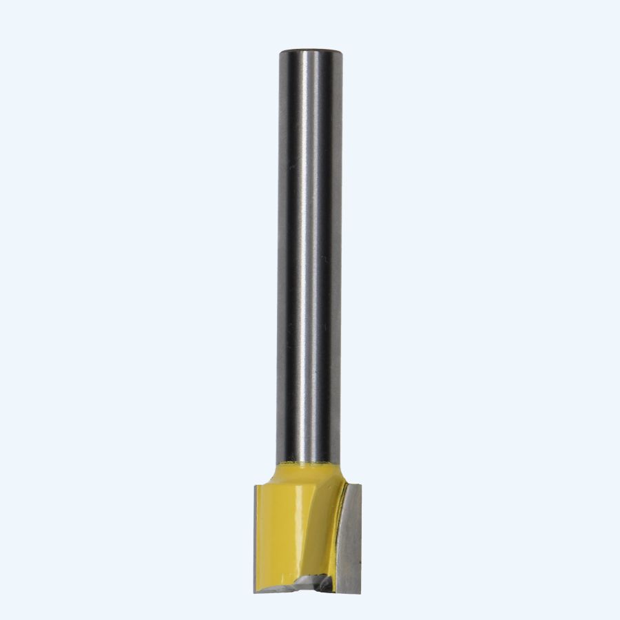 HM verlengde groeffrees 22 mm met ondersnijder / 12 mm schacht