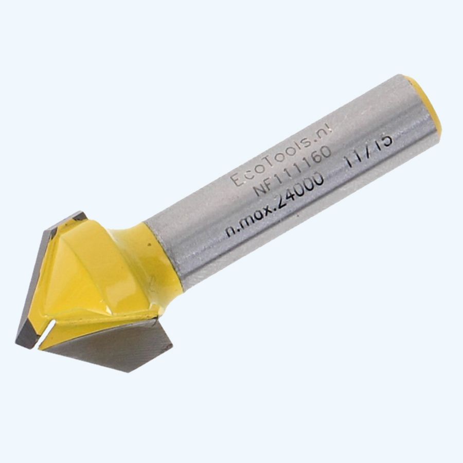 HM V-groeffrees 16 mm 90°