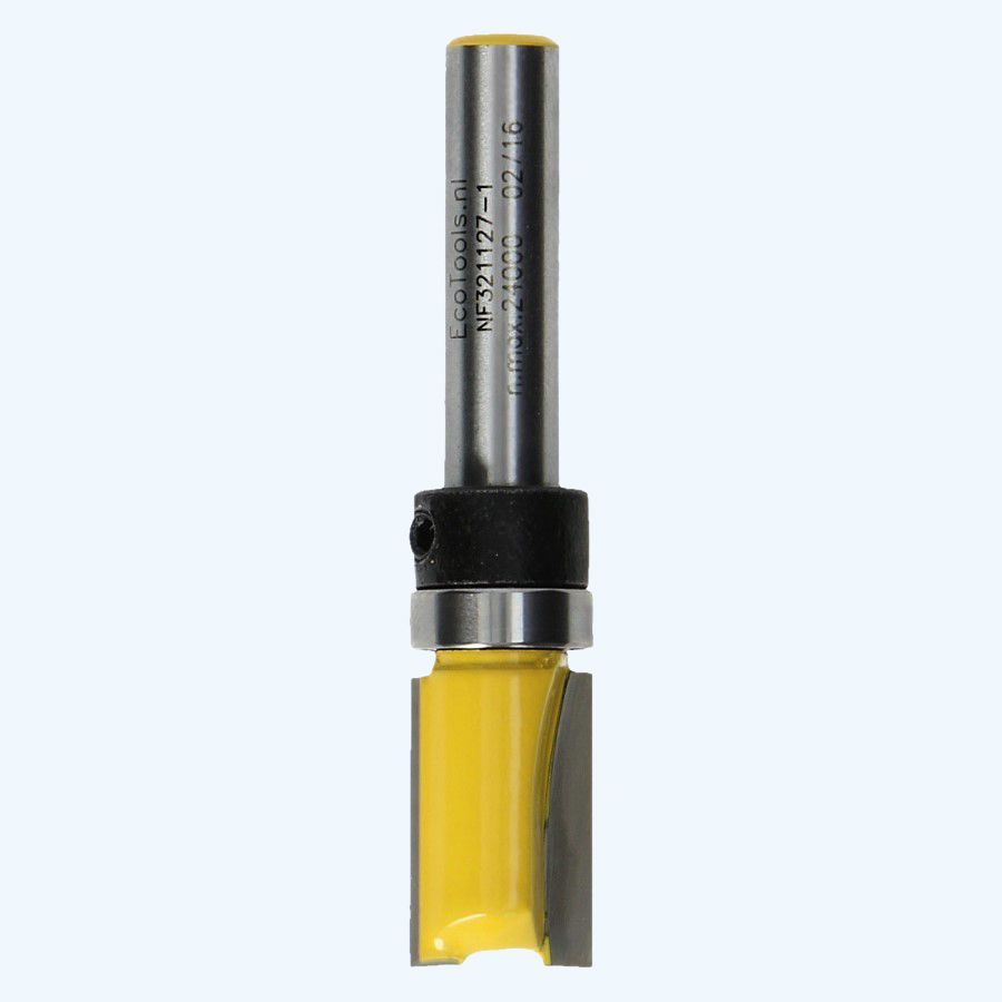 HM kantenfrees 12,7 x 20 mm met bovenlager