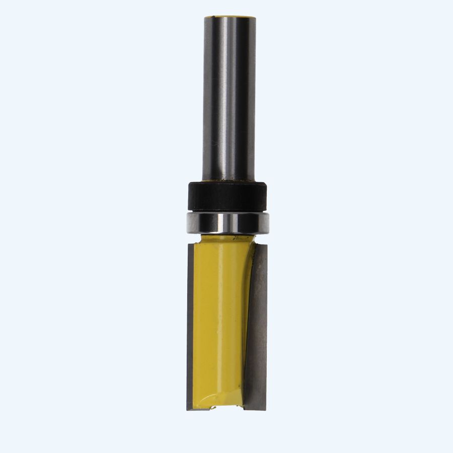 HM kantenfrees 19 x 38 mm met bovenlager / 12 mm schacht