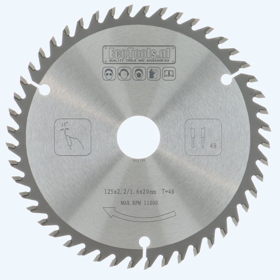HM-zaagblad PROF 125 x 20 mm T=48