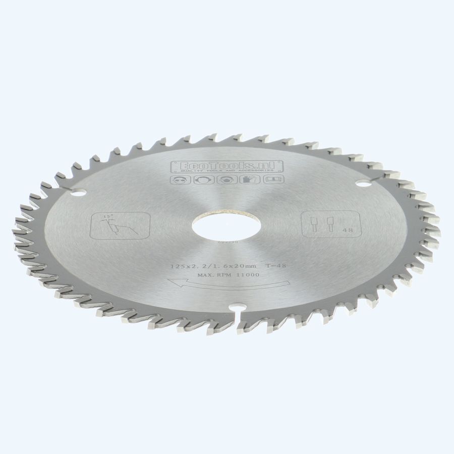 HM-zaagblad PROF 125 x 20 mm T=48