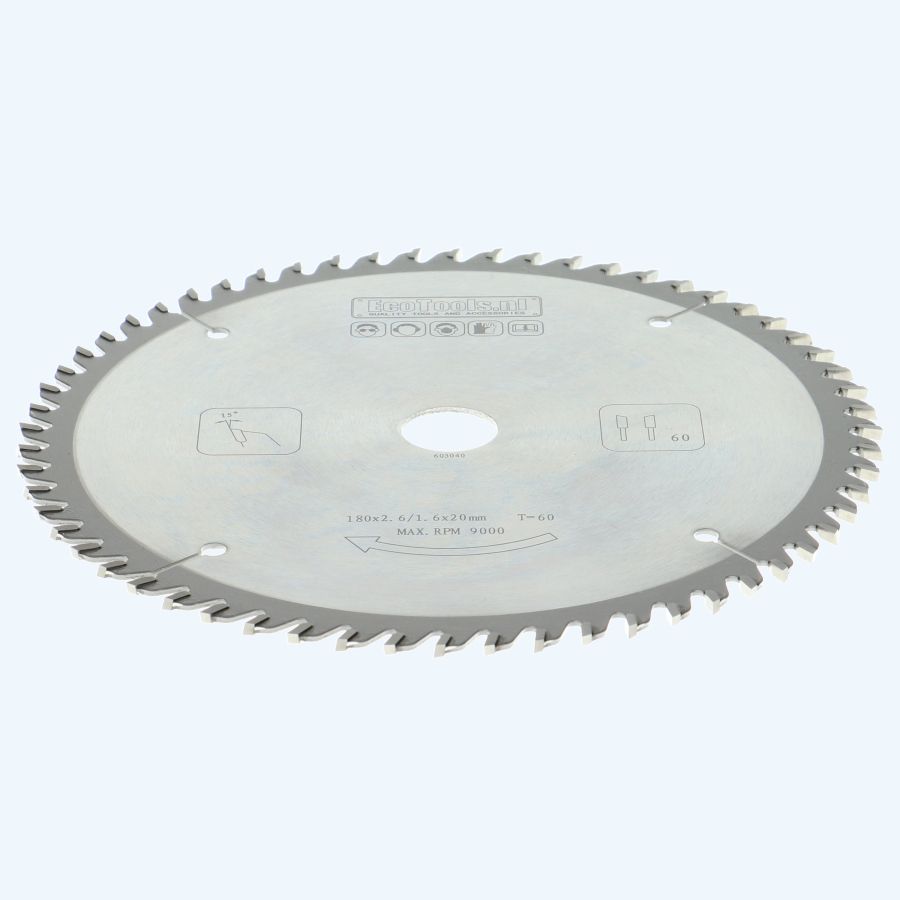 HM-zaagblad PROF 180 x 20 mm T=60