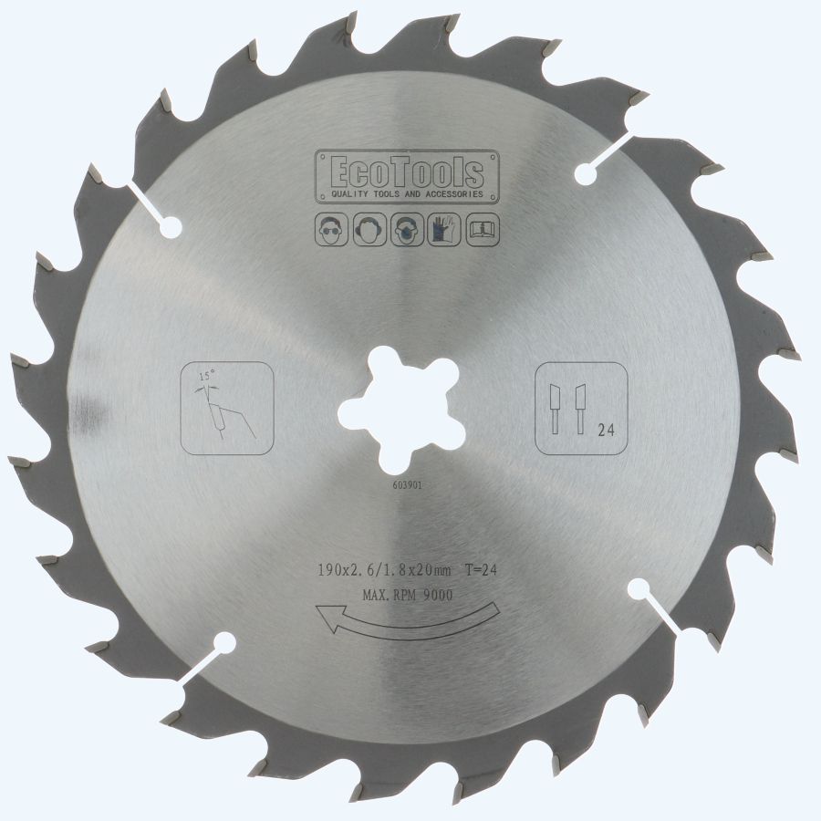 HM-zaagblad PROF 190 x F-20 mm T=24