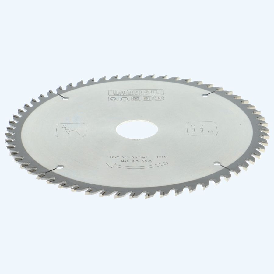 HM-zaagblad PROF 190 x 30 mm T=60