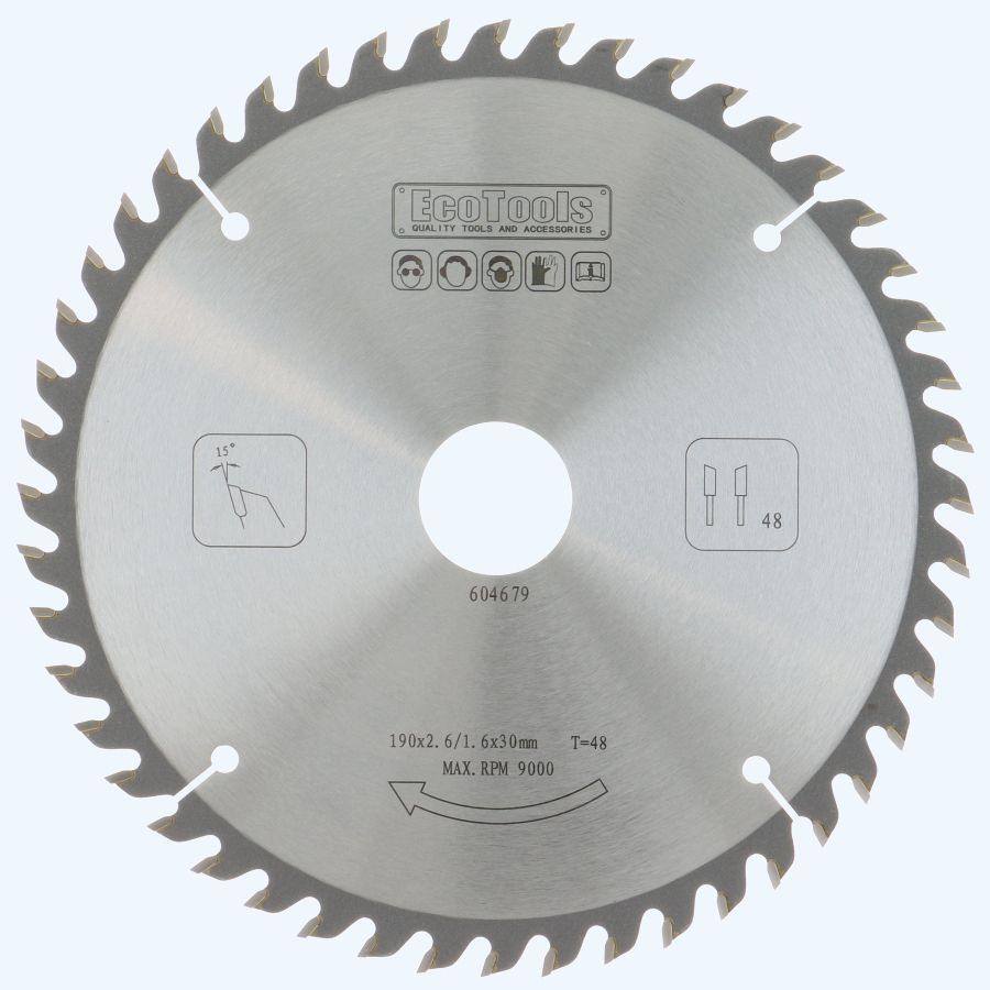 HM-zaagblad PROF 190 x 30 mm T=48