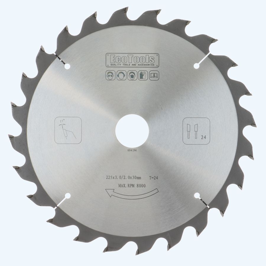 HM-zaagblad PROF 225 x 30 mm T=24