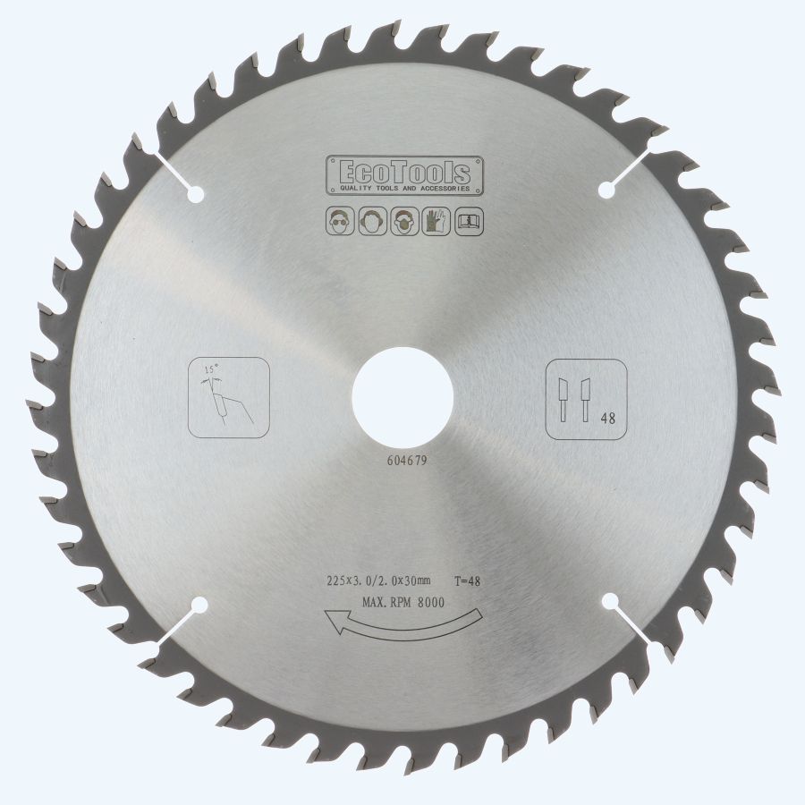 HM-zaagblad PROF 225 x 30 mm T=48