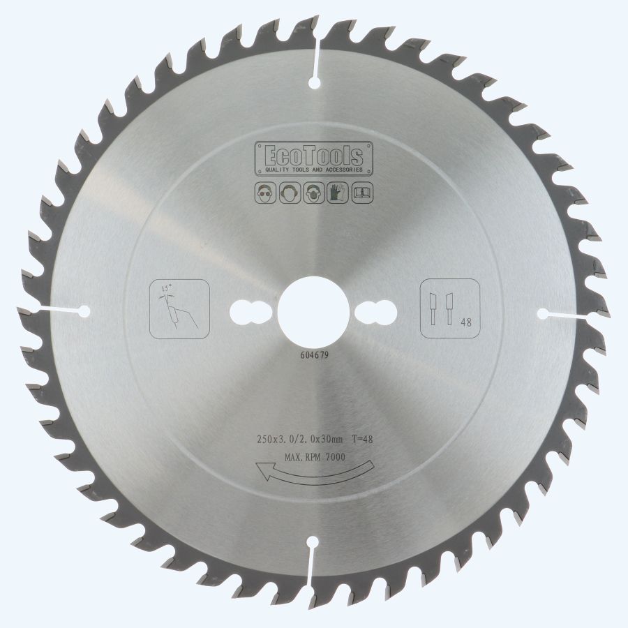 HM-zaagblad PROF 250 x 30 mm T=48