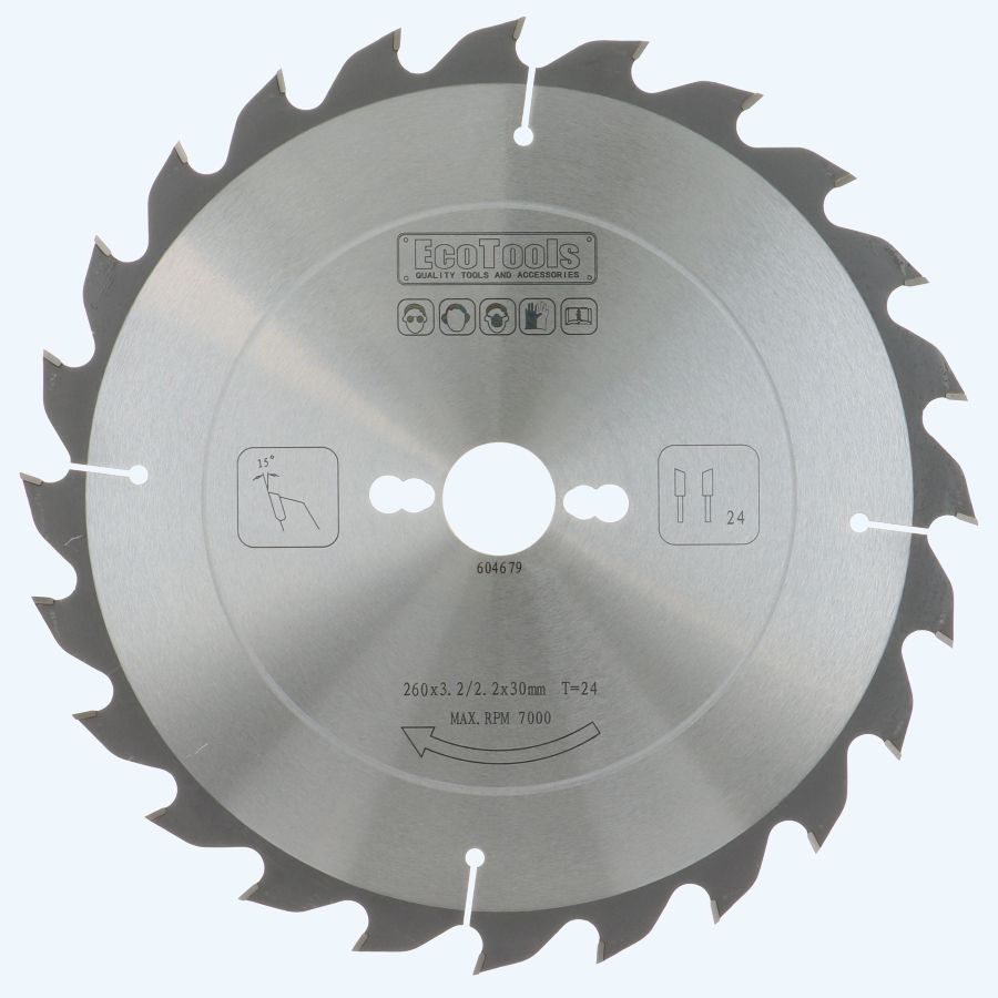 HM-zaagblad PROF 260 x 30 mm T=24