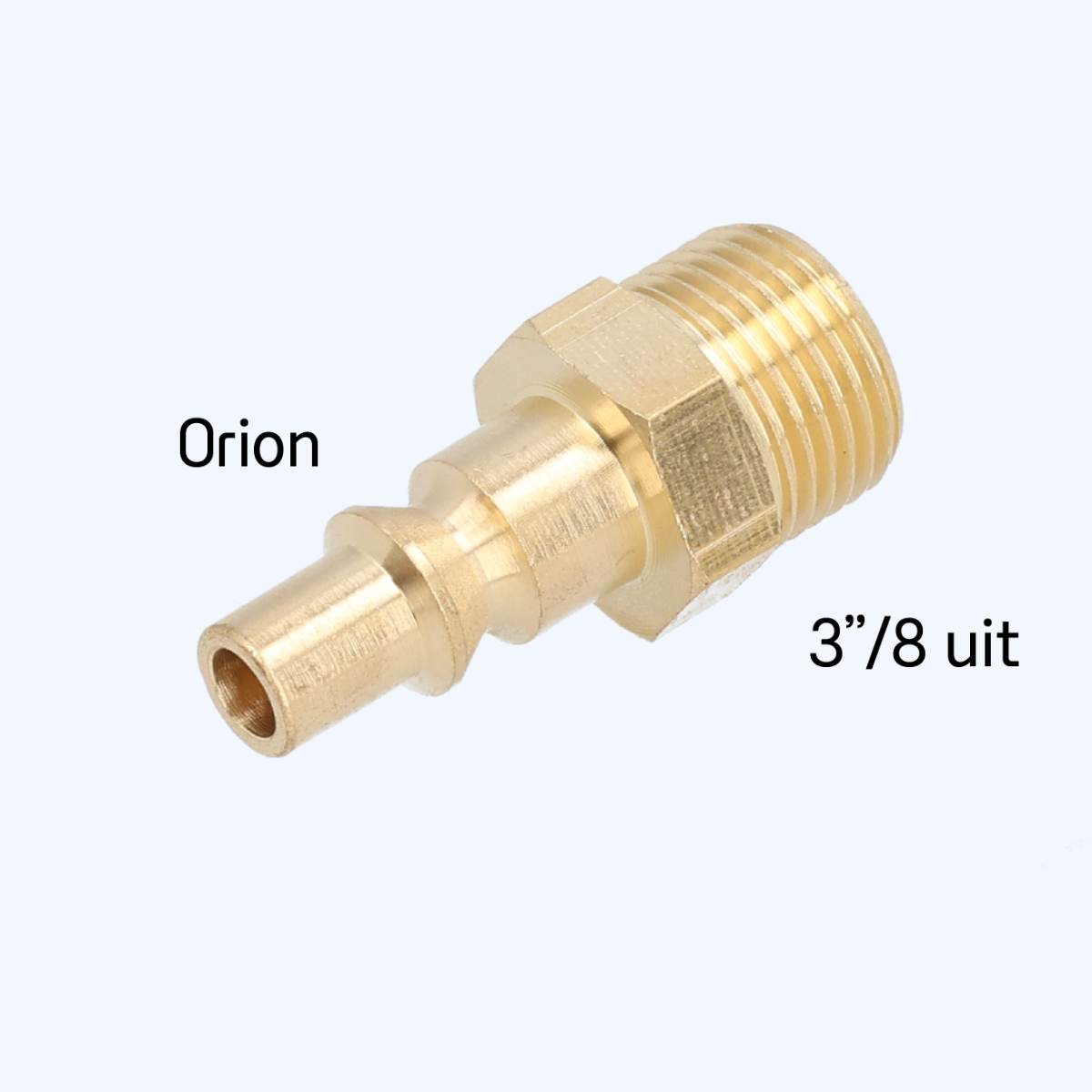 Orion insteeknippel met 3/8'' uitwendig draad