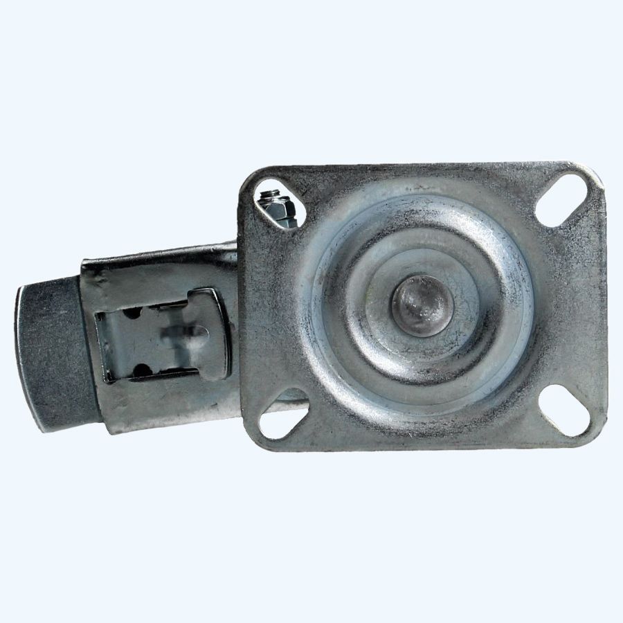 Nylon zwenkwiel met rem 125 mm 160 kg
