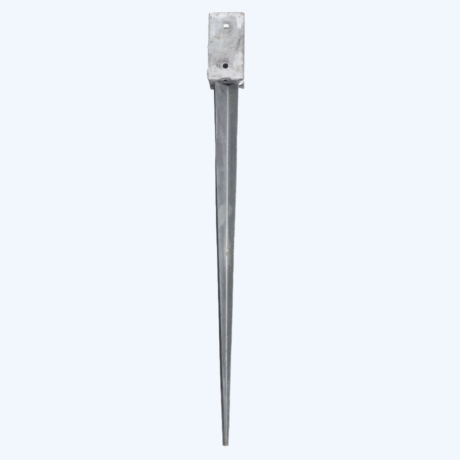 Paalhouder met punt 71 x 71 x 900 mm