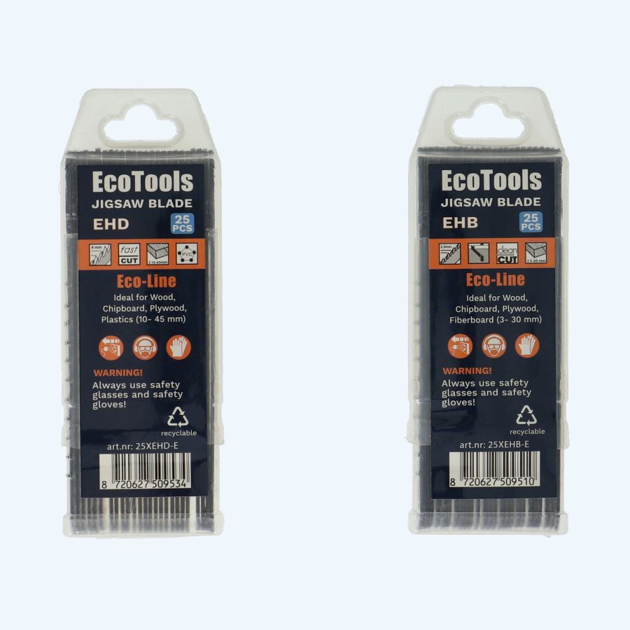 Combi 25 stuks decoupeerzaagjes type EHD & EHB (Eco-line)