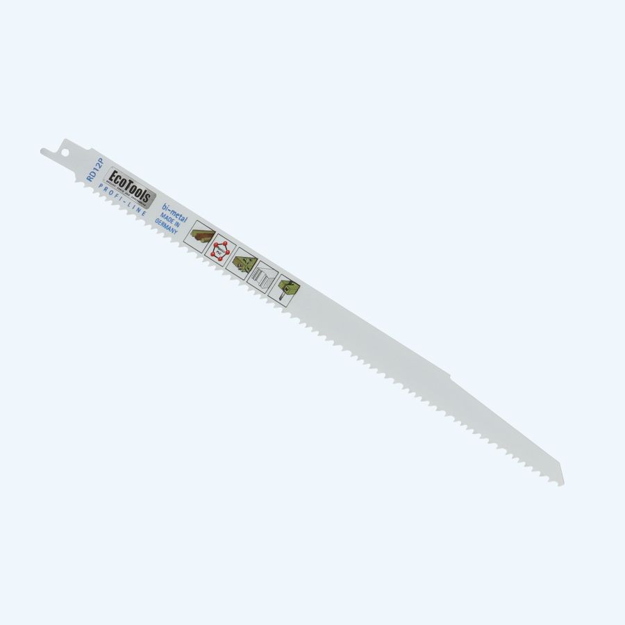 Reciprozaagblad voor hout met spijkers type RD12 Profi-line