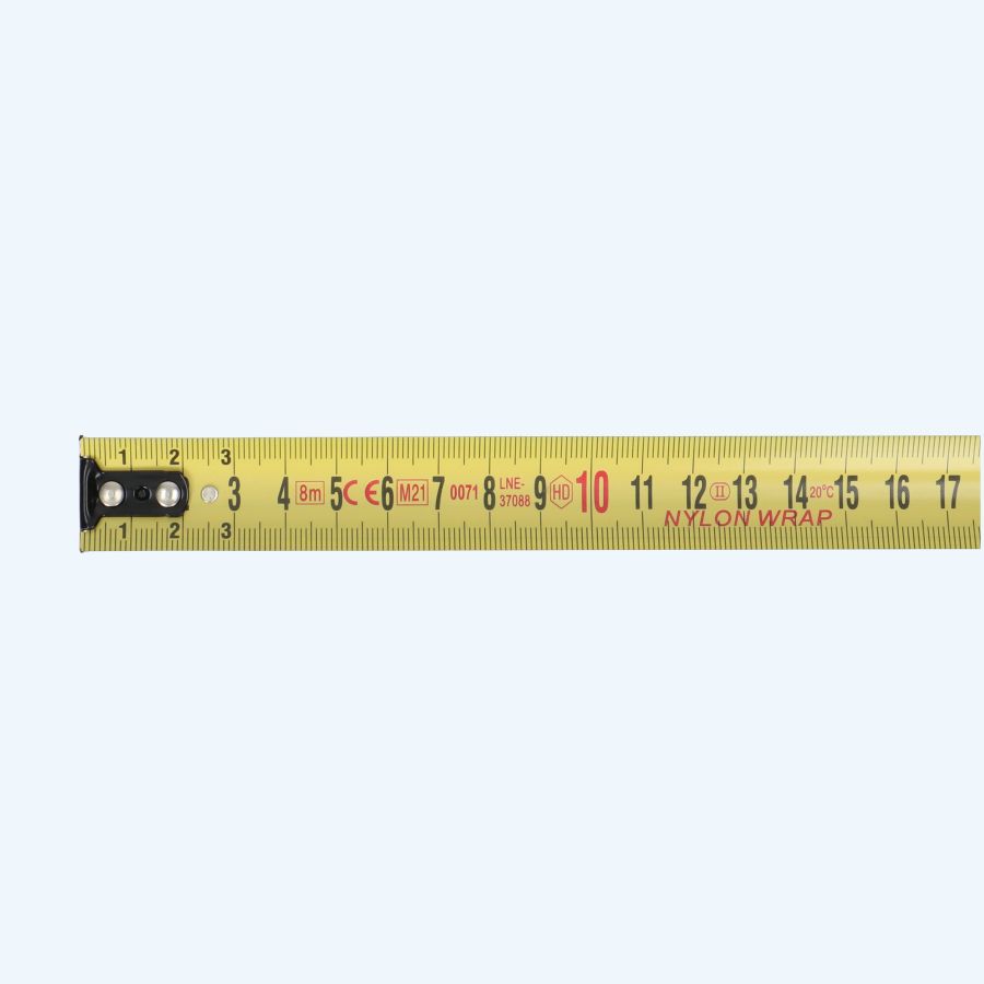 Rolmaat 8 meter x 25 mm Autolock