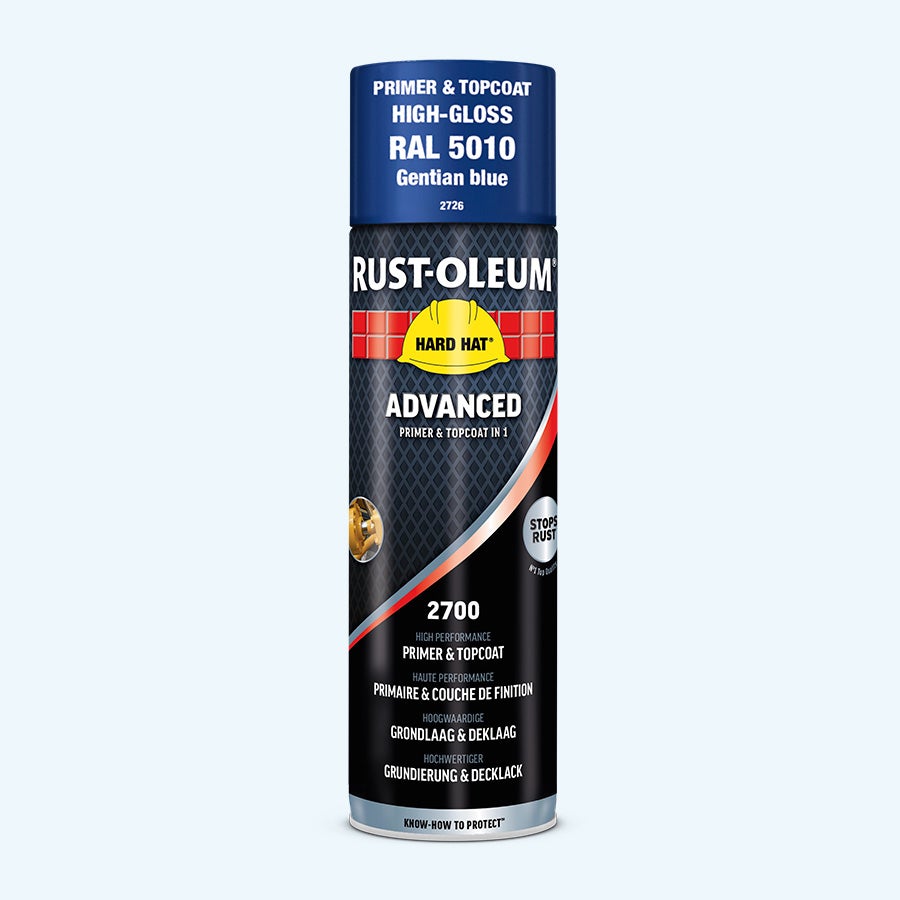 Hard Hat Advanced grondlaag + deklaag GENTIAANBLAUW 500 ml