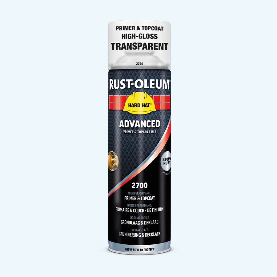 Hard Hat Advanced grondlaag + deklaag TRANSPARANT 500 ml
