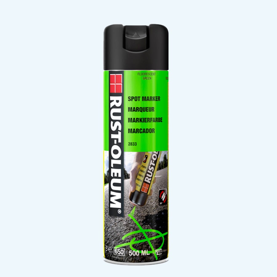 Hard Hat Economische markeerspray FLUORESCEREND GROEN 500 ml
