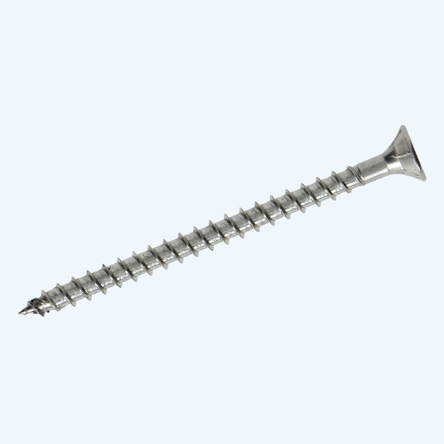 RVS A2 spaanplaatschroeven 5,0 x 60 mm (voldraad) POZ