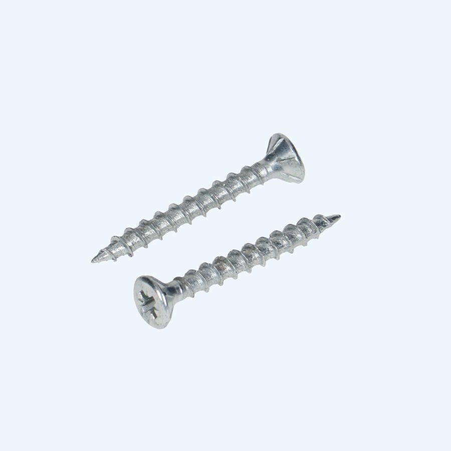 200 stuks spaanplaatschroef 3,0 x 20 mm / PZ1 / voldraad