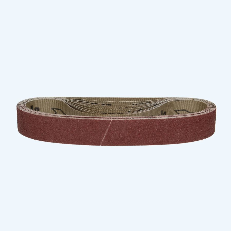10 stuks aluminiumoxide schuurband 30 x 533 mm K60