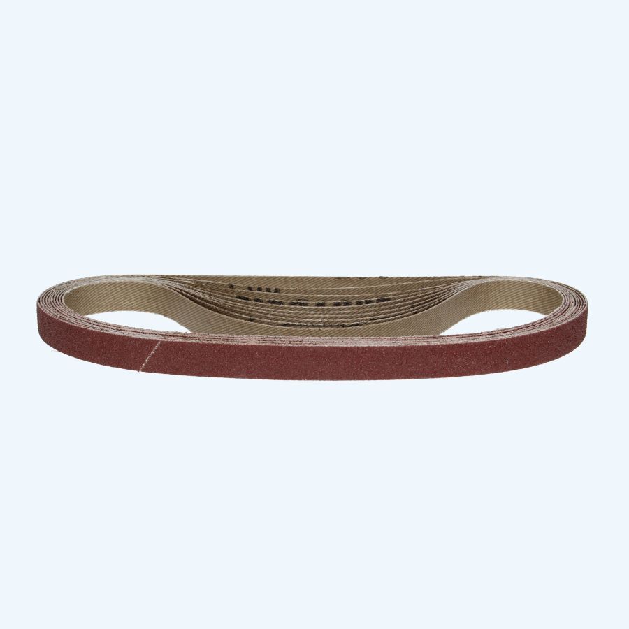 10 stuks aluminiumoxide schuurband 13 x 457 mm K60