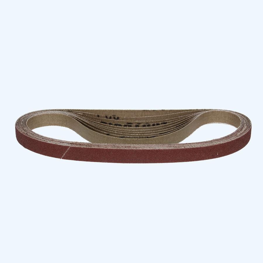10 stuks aluminiumoxide schuurband 13 x 457 mm K60