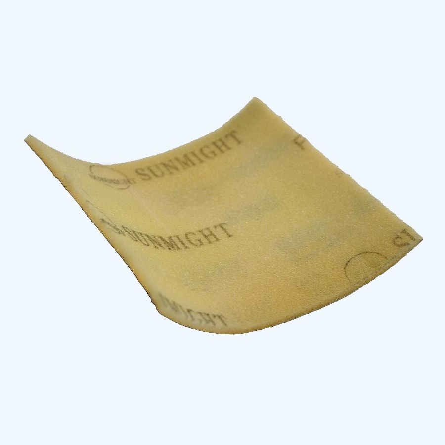 Papieren schuurrol met foam rug 25m x 114mm K100
