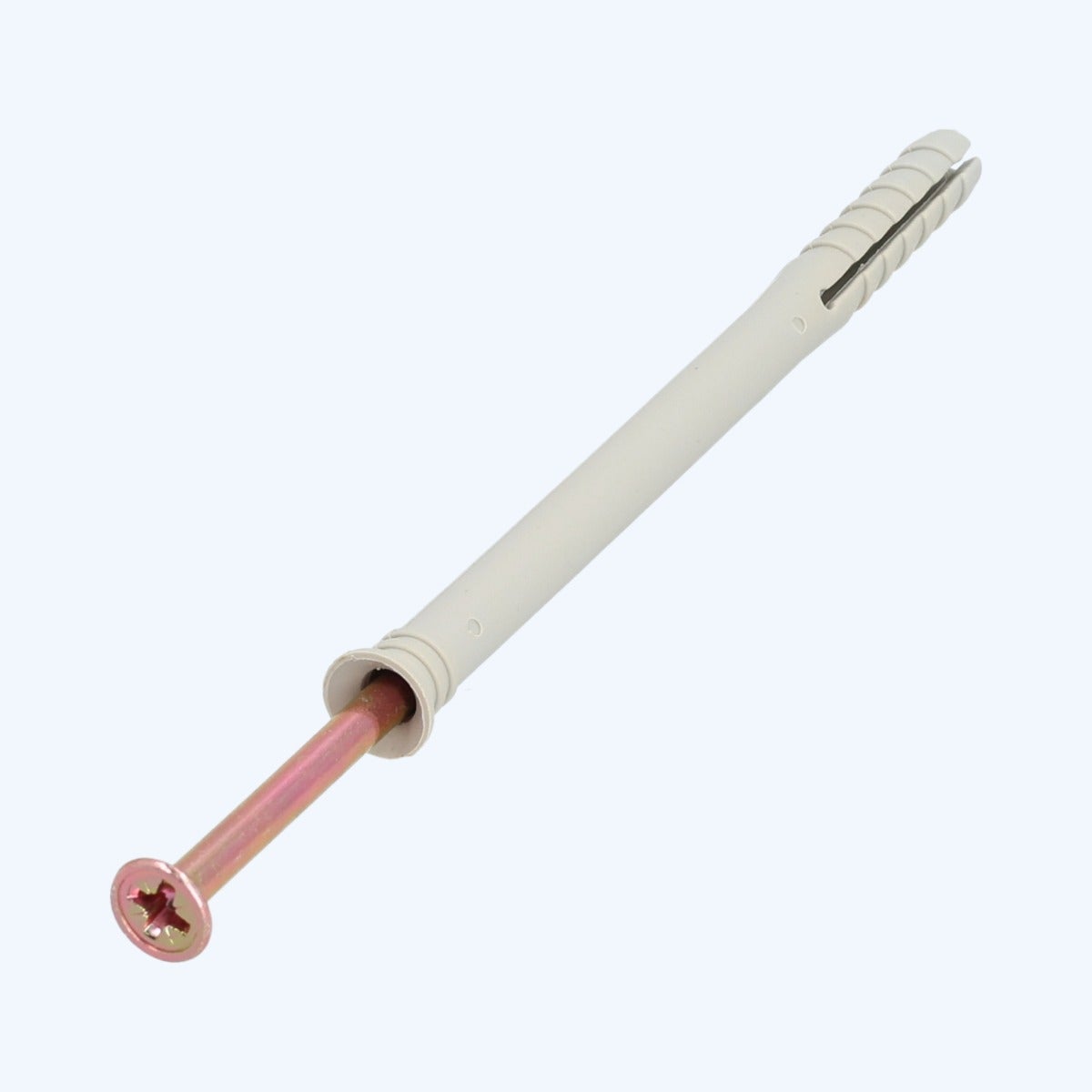 100 pièces Derfix cheville à frapper en nylon M8 x 80 mm