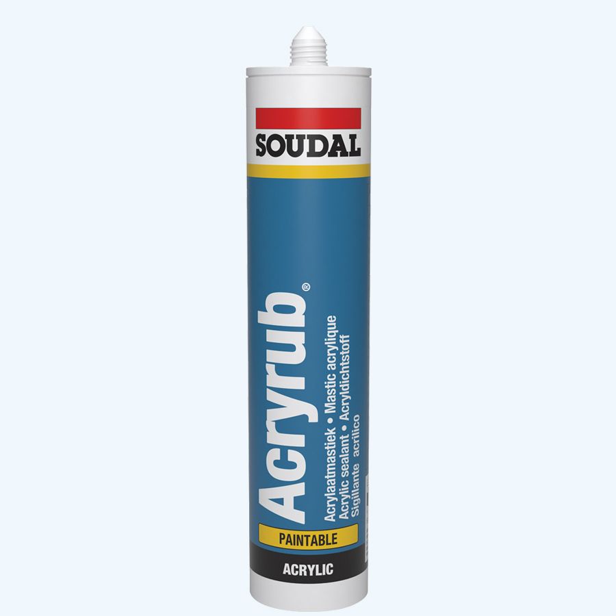 Soudal Acryrub 310 ml (zwart)