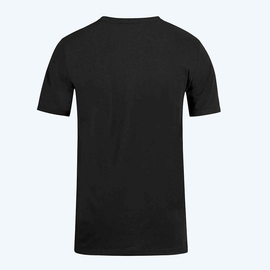 2 stuks t-shirt Bart met v-hals zwart