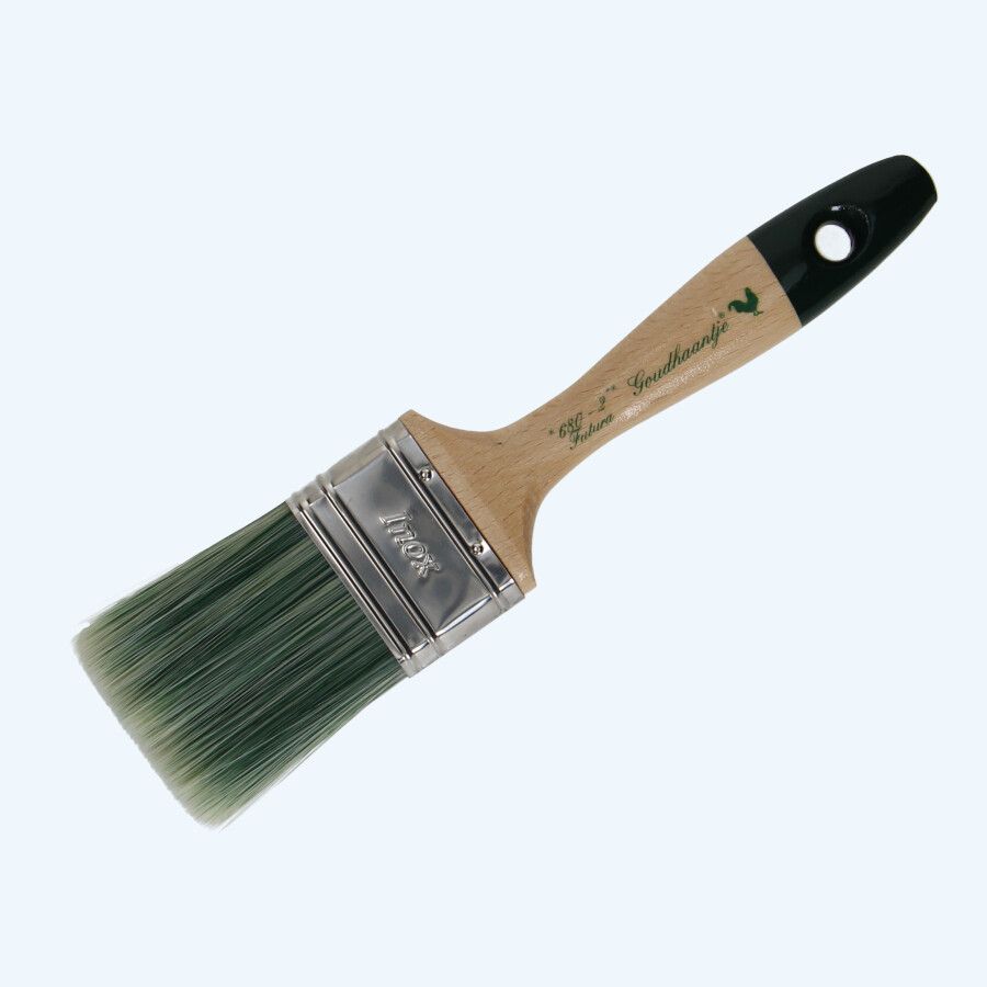 Goudhaantje platte kwast Futura maat 2"