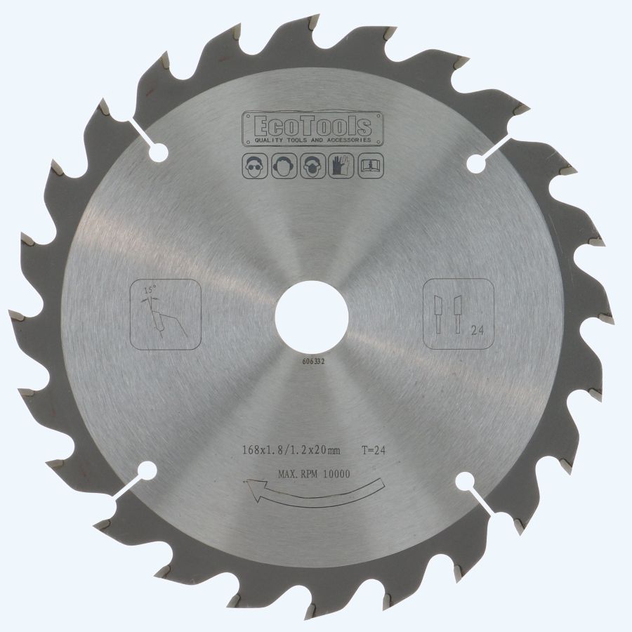 HM-zaagblad PROF 168 x 20 mm T=24