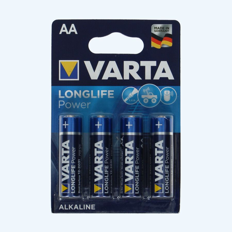 Varta Longlife Power AA batterijen (4 stuks)
