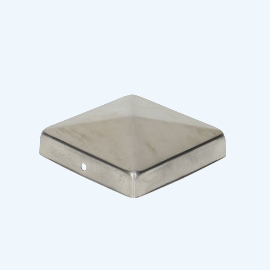 Paalornament RVS piramide 91 x 91 mm