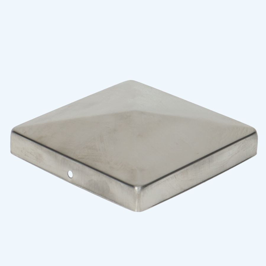 Paalornament RVS piramide 121 x 121 mm
