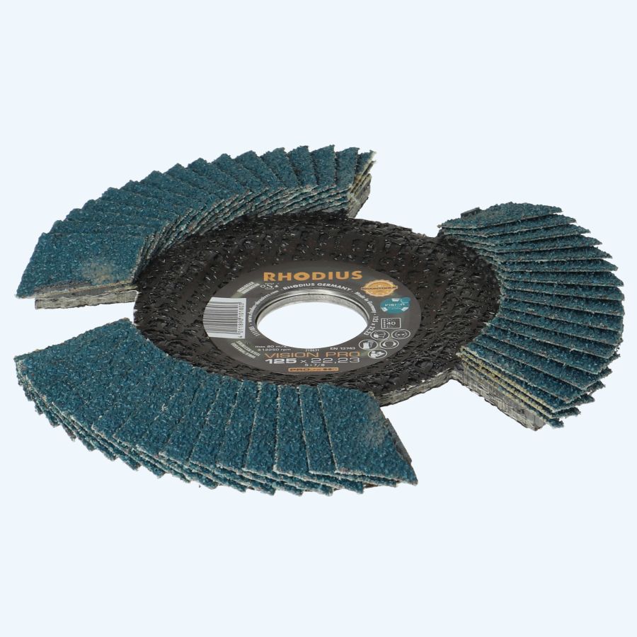 Lamellenschijf vision pro 125 x 22,23 mm K40 (Rhodius)