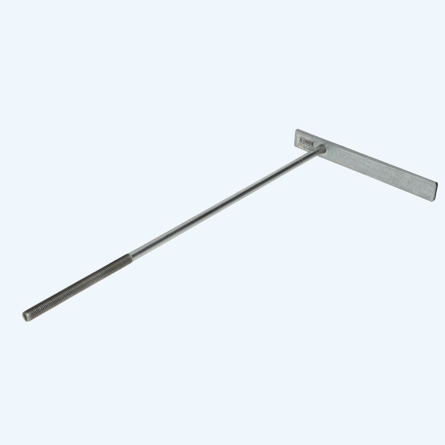 Muurplaatanker M12 x 500 mm met plaat 230 mm