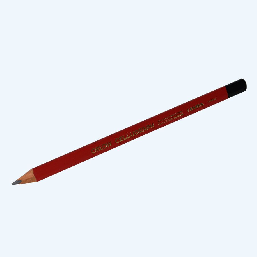 Lyra tegelzetterspotlood rood